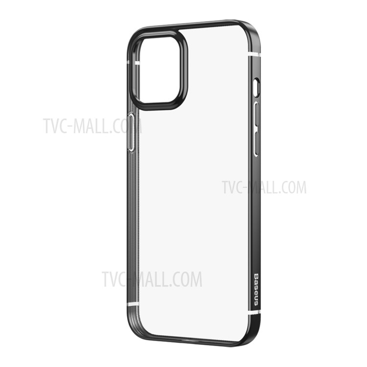 BASEUS Anti-fall Plating TPU Case for iPhone 12 Pro Max 6.7 inch - Black-15