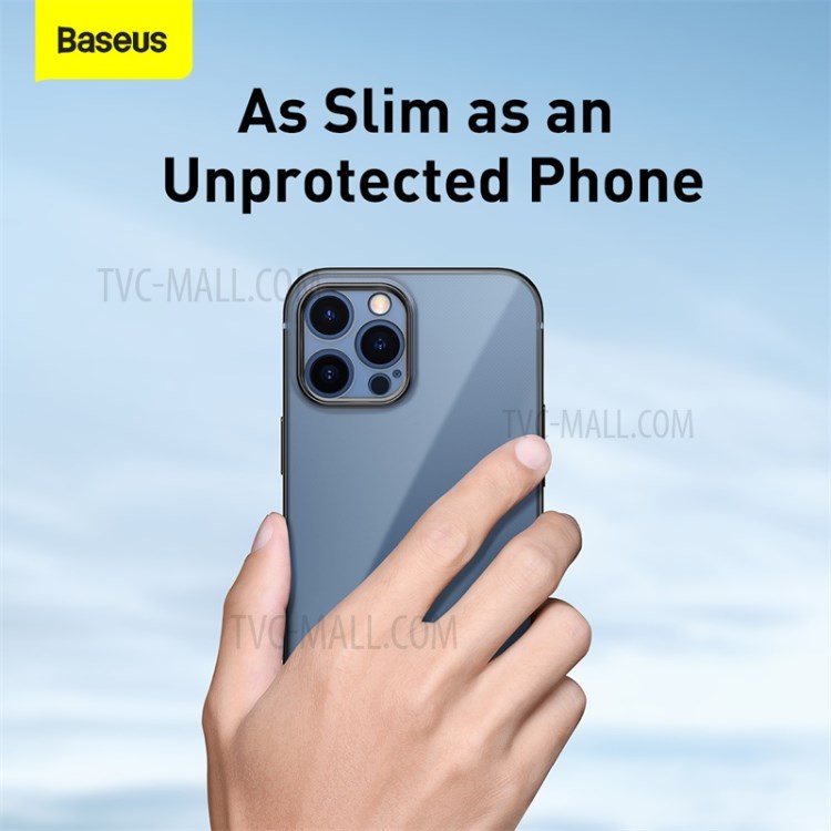 BASEUS Anti-fall Plating TPU Case for iPhone 12 Pro Max 6.7 inch - Black-4