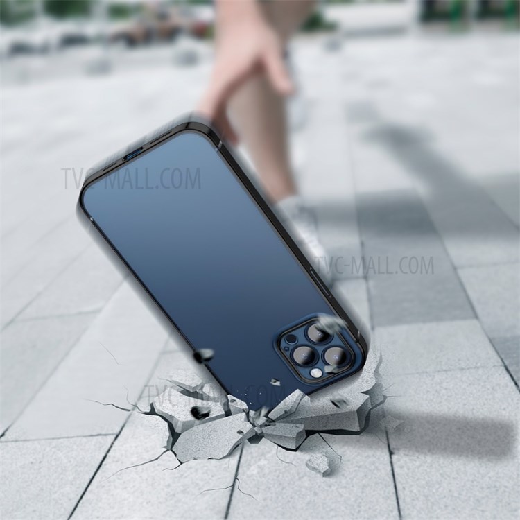 BASEUS Anti-fall Plating TPU Case for iPhone 12 Pro Max 6.7 inch - Black-9