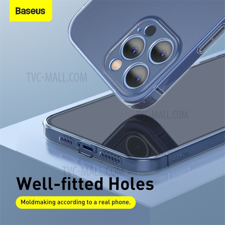 BASEUS Simple Case Clear TPU Phone Cover for iPhone 12 Pro 6.1 inch - Transparent-7