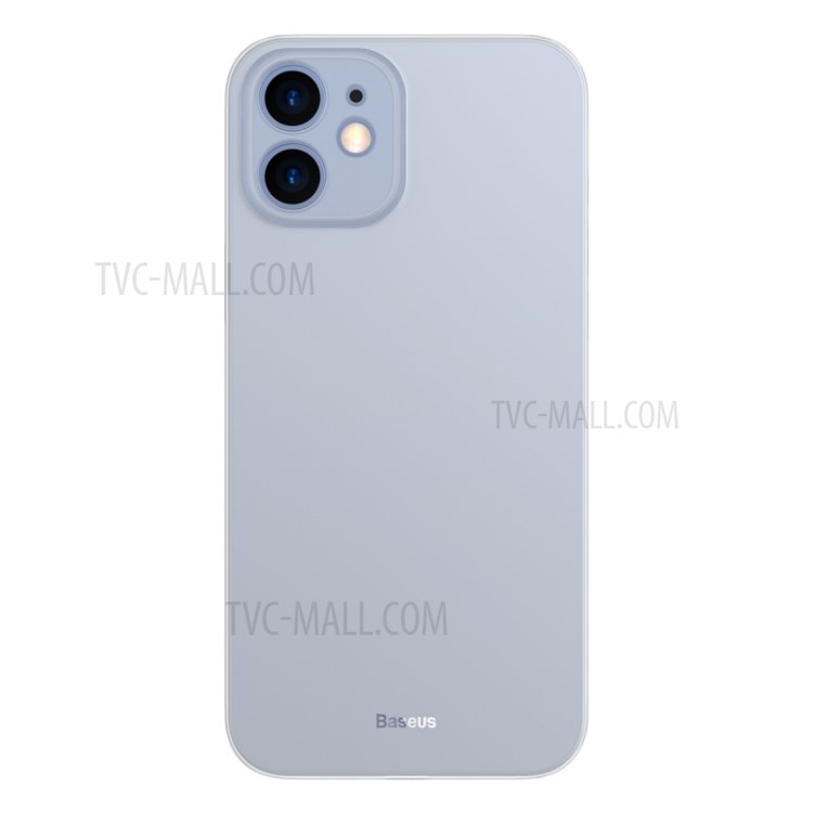 BASEUS Wing Series Ultra-thin Matte PP Phone Case for iPhone 12 mini - White-1