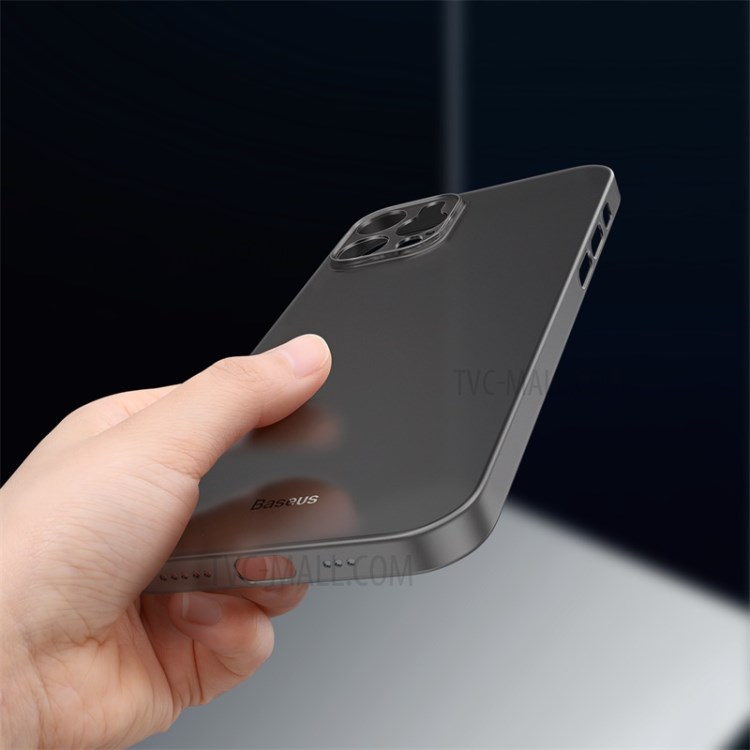 BASEUS Wing Series Ultra-thin Matte PP Phone Case for iPhone 12 mini - White-9