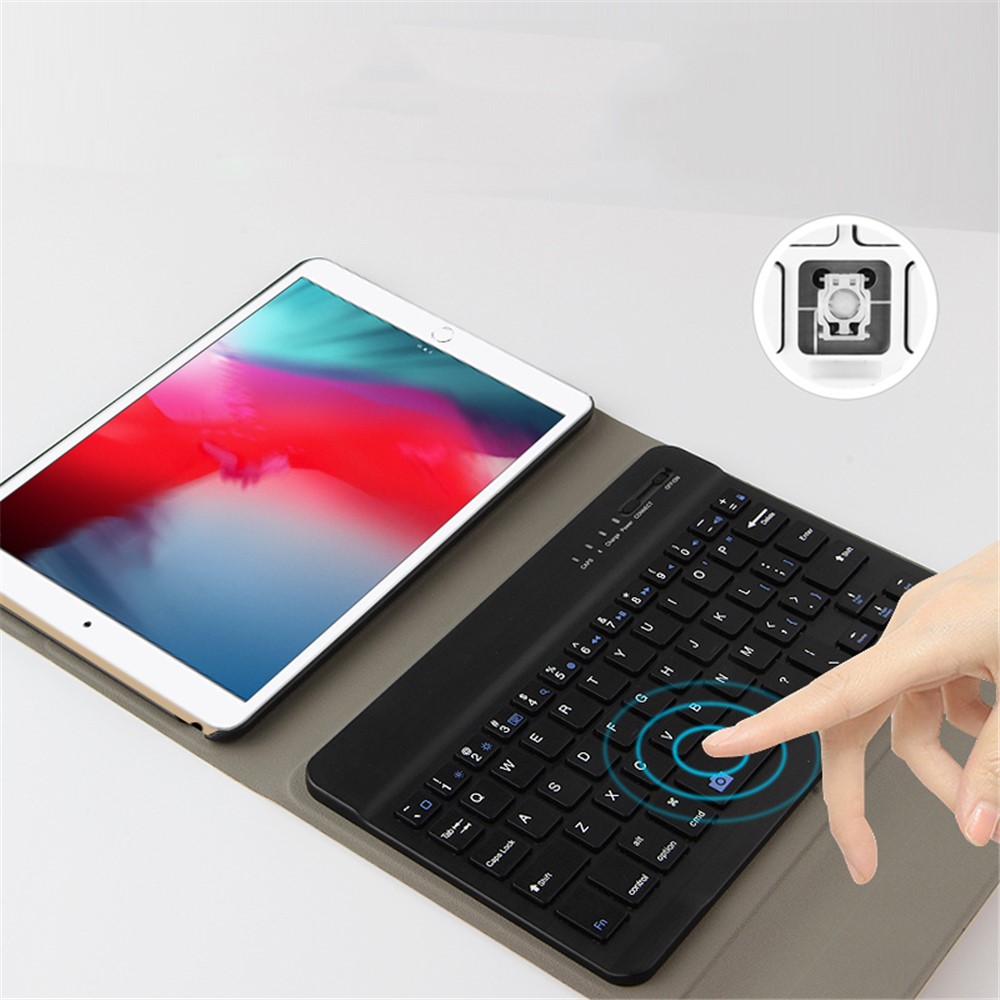 Caso Del Basamento Del Cuoio Della Tastiera Del Bluetooth Per Ipad Mini (2019) 7.9 Pollici / 4 - Nero-3