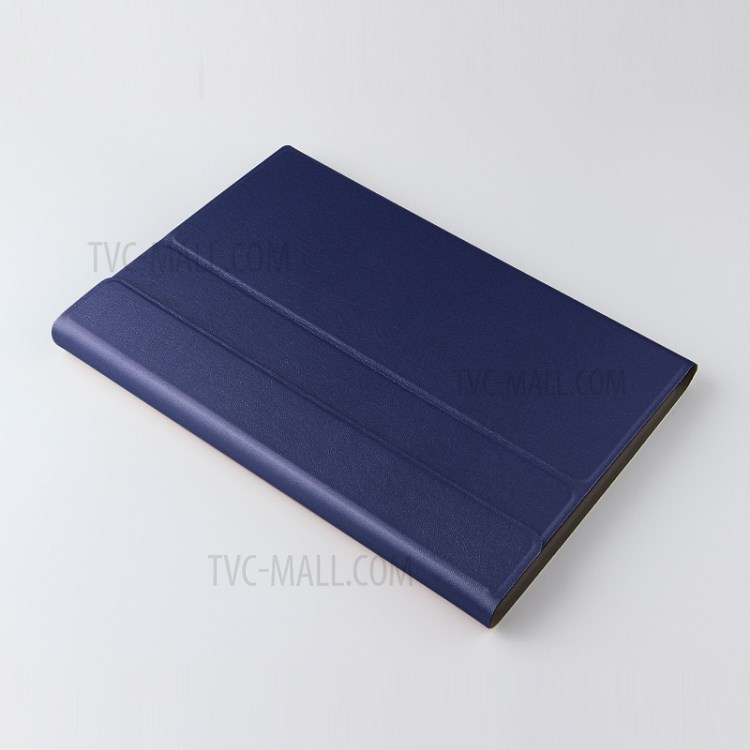 Bluetooth Keyboard Leather Stand Case for iPad mini (2019) 7.9 inch/4 - Blue-6