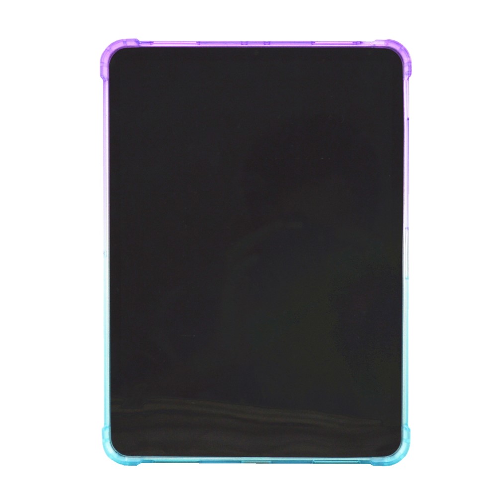 Cover Tablet TPU a Colori Gradiente Per Ipad Air (2020)/Air (2022)/Pro 11 Pollici (2021) (2020) (2018) - Viola/ciano-2