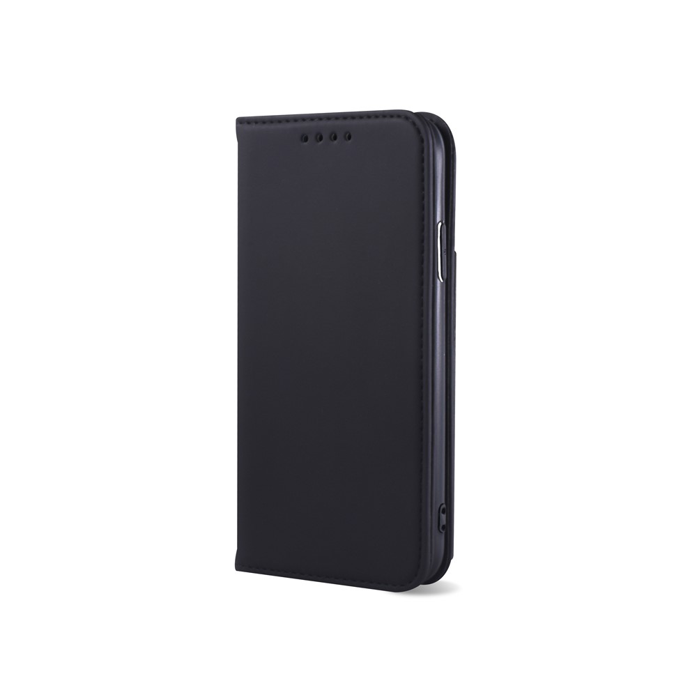 Liquid Silicone Touch Leather Wallet Stand Case for iPhone XS 5.8 inch - Black-9