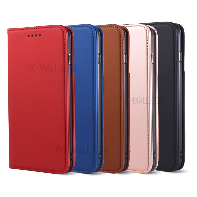 Liquid Silicone Touch Leather Wallet Stand Case for iPhone 8 Plus/7 Plus 5.5 inch - Blue-13