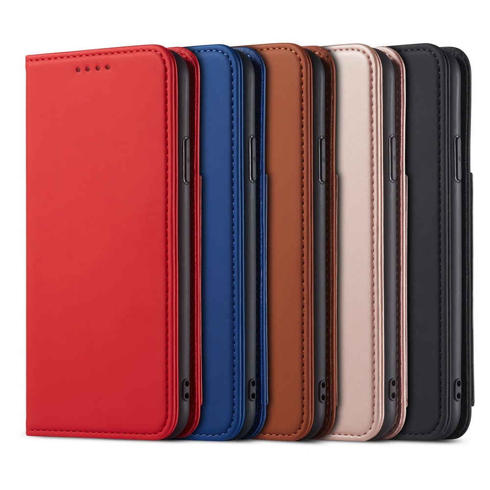 Liquid Silicone Touch Leather Wallet Stand Case for iPhone 11 Pro 5.8 inch - Black-16