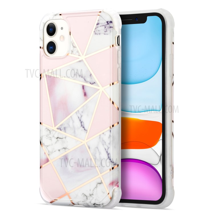 Marble Pattern Electroplating IMD TPU Back Case for iPhone 11 6.1 inch - Style A-1