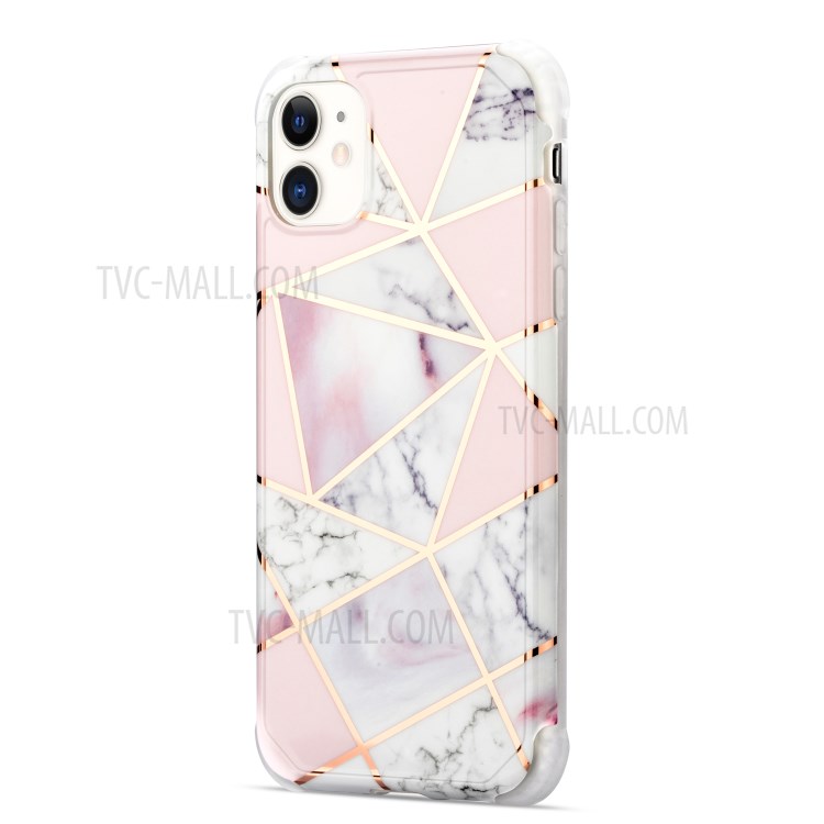 Marble Pattern Electroplating IMD TPU Back Case for iPhone 11 6.1 inch - Style A-6