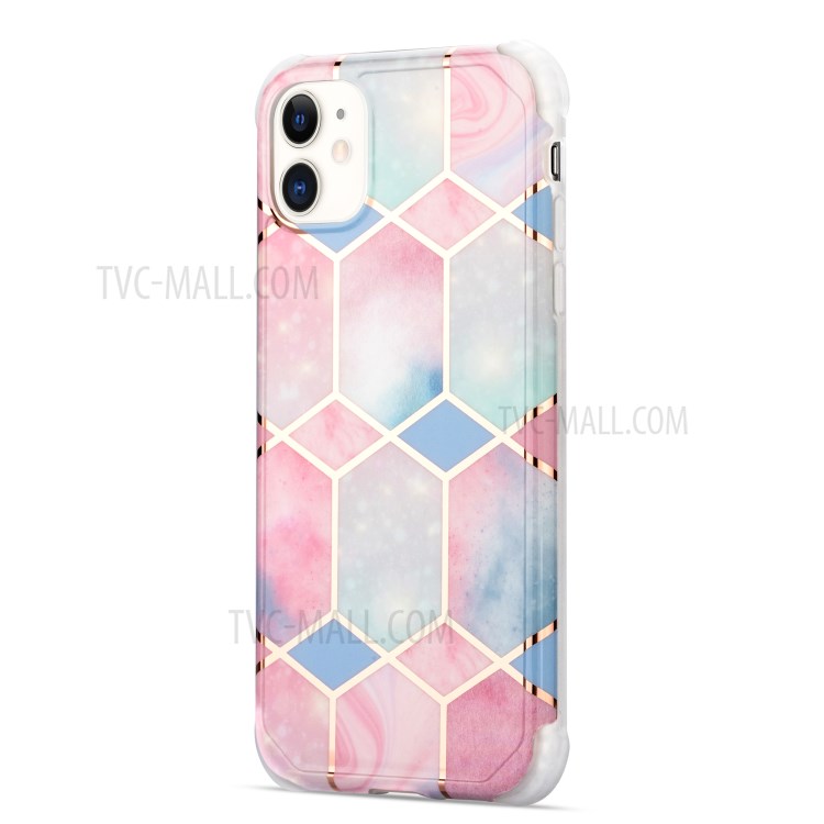 Marble Pattern Electroplating IMD TPU Back Case for iPhone 11 6.1 inch - Style B-2