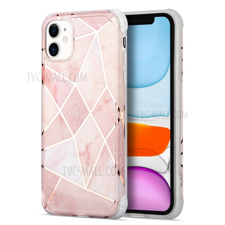 Marble Pattern Electroplating IMD TPU Back Case for iPhone 11 6.1 inch - Style C