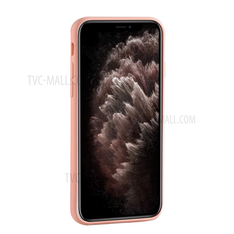 Soft TPU Case with Slide Camera Cover for iPhone 12 mini - Pink-5