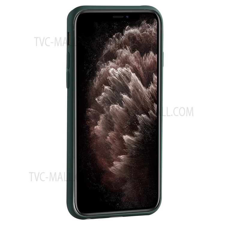 Flexible TPU Shell with Slide Camera Cover for iPhone 12 Pro/12 - Green-5