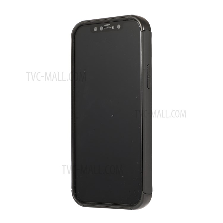 Bague Béquille Couverture Hybride Shell TPU + PC Pour IPhone 12 5,4 Pouces - Noir-2