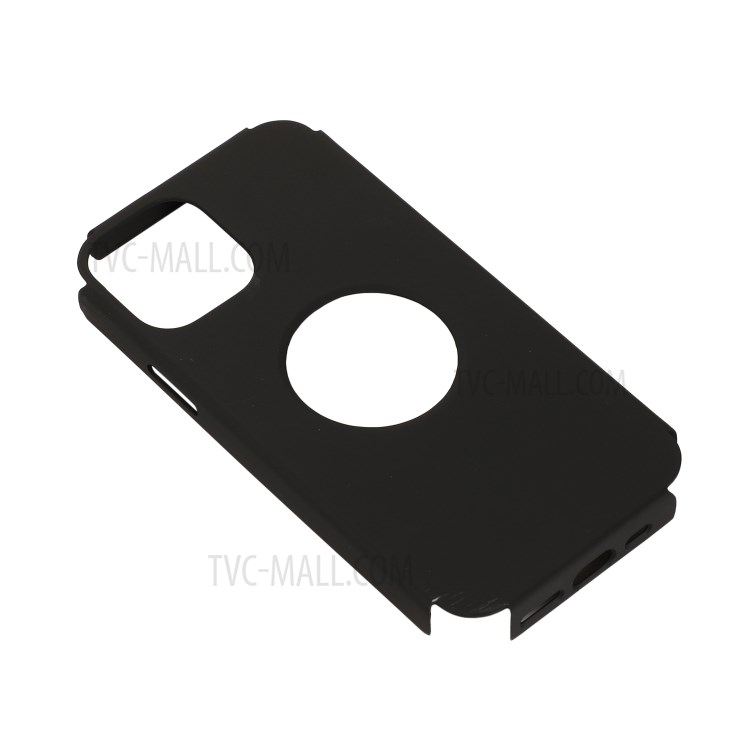 TPU + PC with Finger Ring Kickstand Cover Shell for iPhone 12 Max/12 Pro 6.1 inch - Black / Red-8