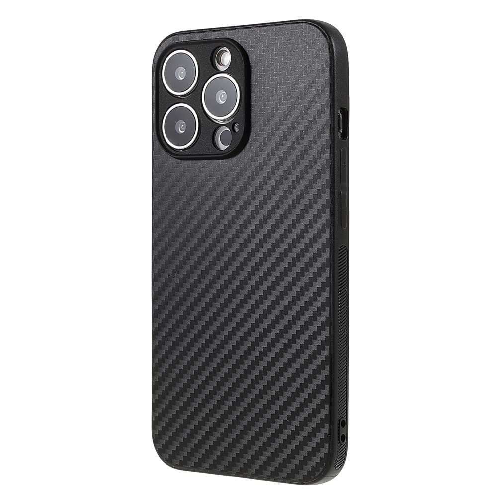 Carbon Fiber TPU Protective Phone Case for iPhone 12 Max / 12 Pro 6.1 inch-3