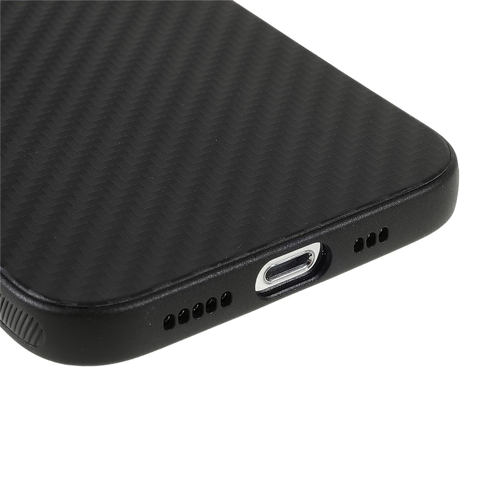 Carbon Fiber TPU Protective Phone Case for iPhone 12 Max / 12 Pro 6.1 inch-5