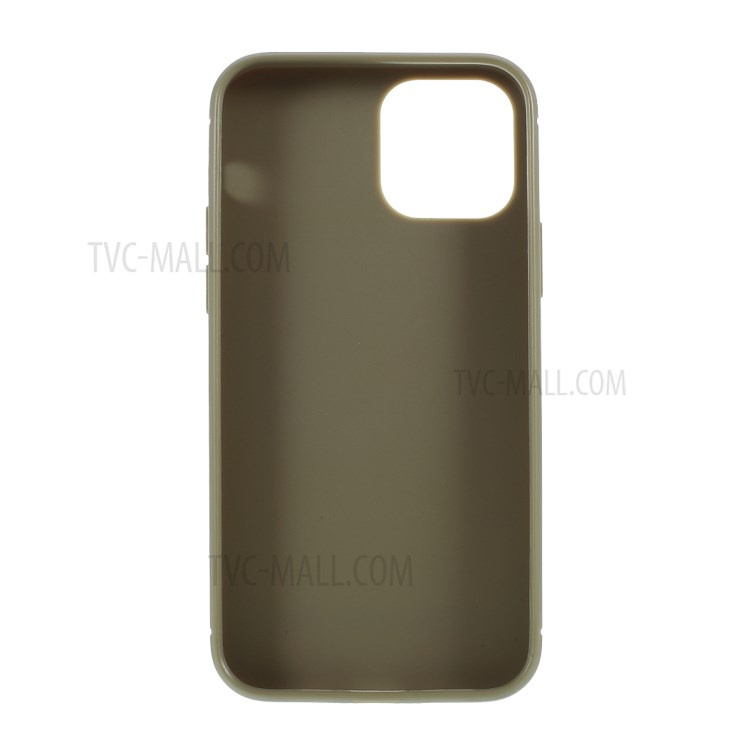 Carbon Fiber Texture TPU Cover for iPhone 12 mini - Green-2
