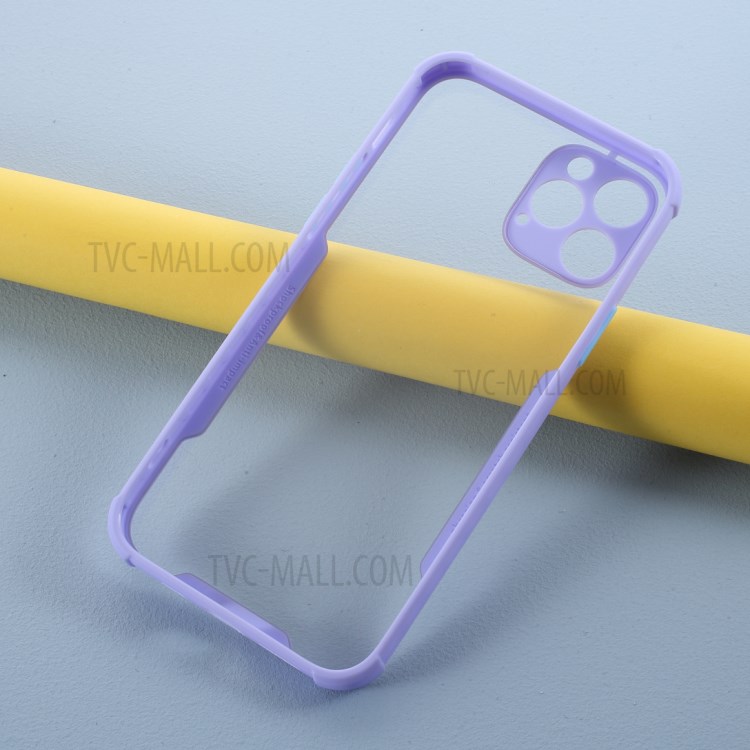 Bi-color TPU + Acrylic Anti-drop Shell for iPhone 12 Pro Max 6.7 inch - Purple-6