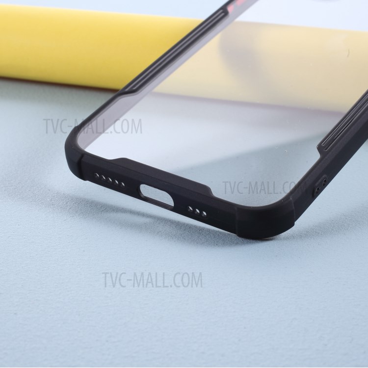 Bi-color TPU + Acrylic Anti-drop Phone Case for iPhone 12 Pro/12 - Black-4