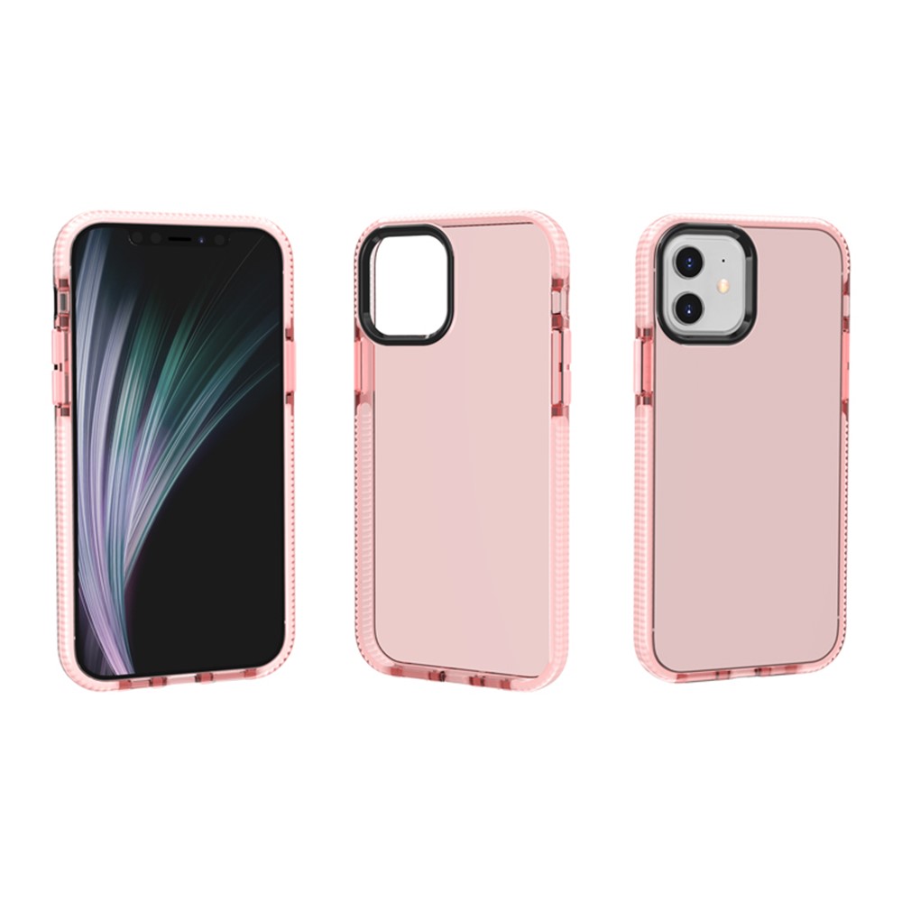 Soft TPU Phone Case for iPhone 12 Pro/12 - Pink-4