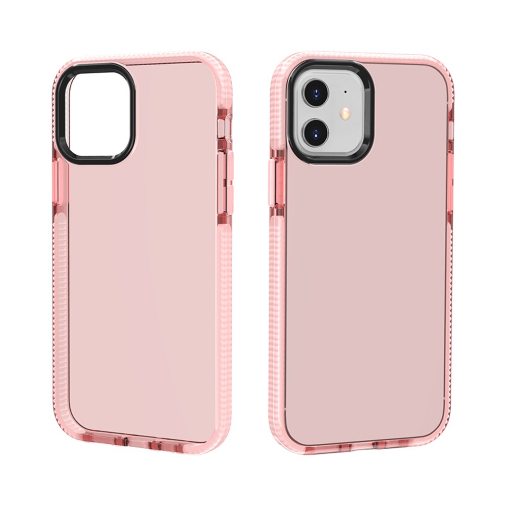 Soft TPU Phone Case for iPhone 12 Pro/12 - Pink-7