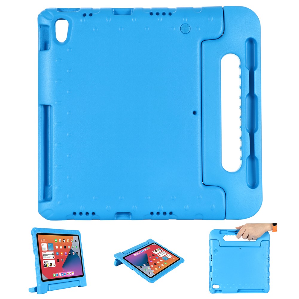 Shockproof EVA Foam Stand Shell Eco-friendly Kids Case for iPad Air (2020)/Air (2022) - Blue