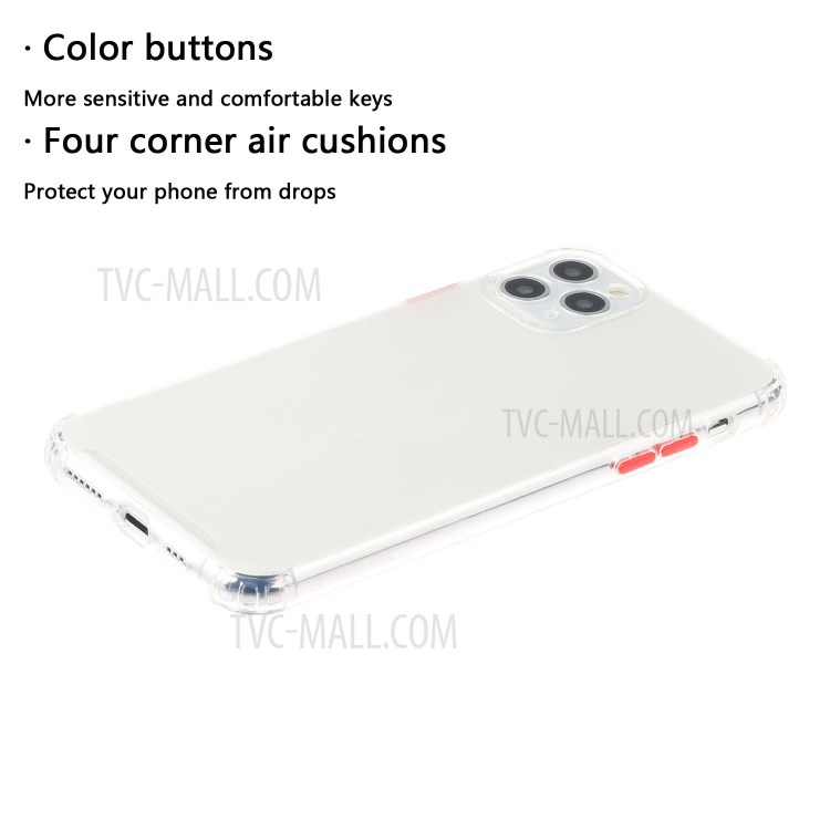 Drop-proof TPU Phone Case for iPhone 12 Pro Max 6.7-inch - Transparent-2