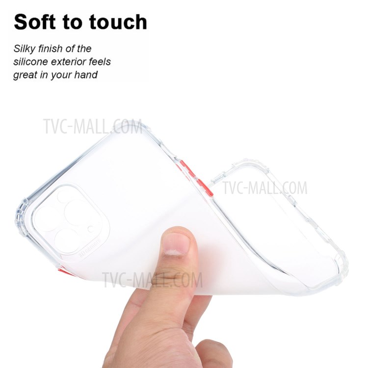 Drop-proof TPU Phone Case for iPhone 12 Pro Max 6.7-inch - Transparent-3