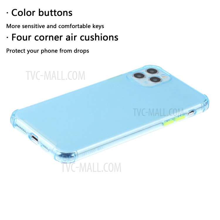 Drop-proof TPU Phone Case for iPhone 12 Pro Max 6.7-inch - Baby Blue-2