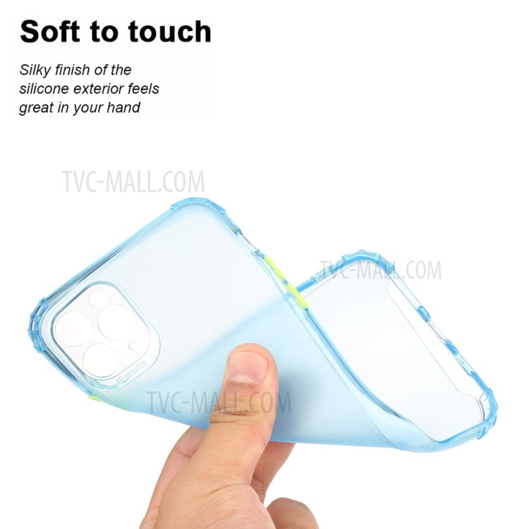 Drop-proof TPU Phone Case for iPhone 12 Pro Max 6.7-inch - Baby Blue-3