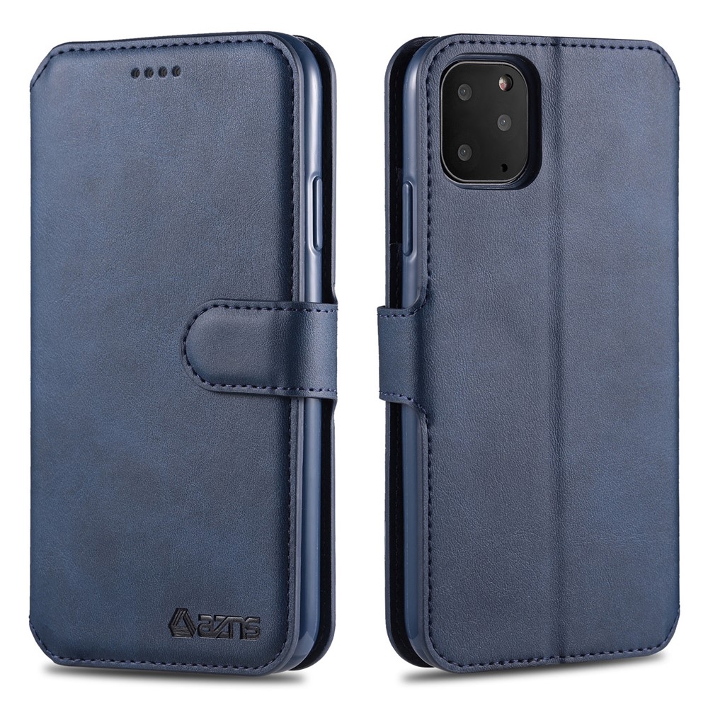 Azns Wallet Leather Stand Для Iphone 12 Pro/12 - Синий