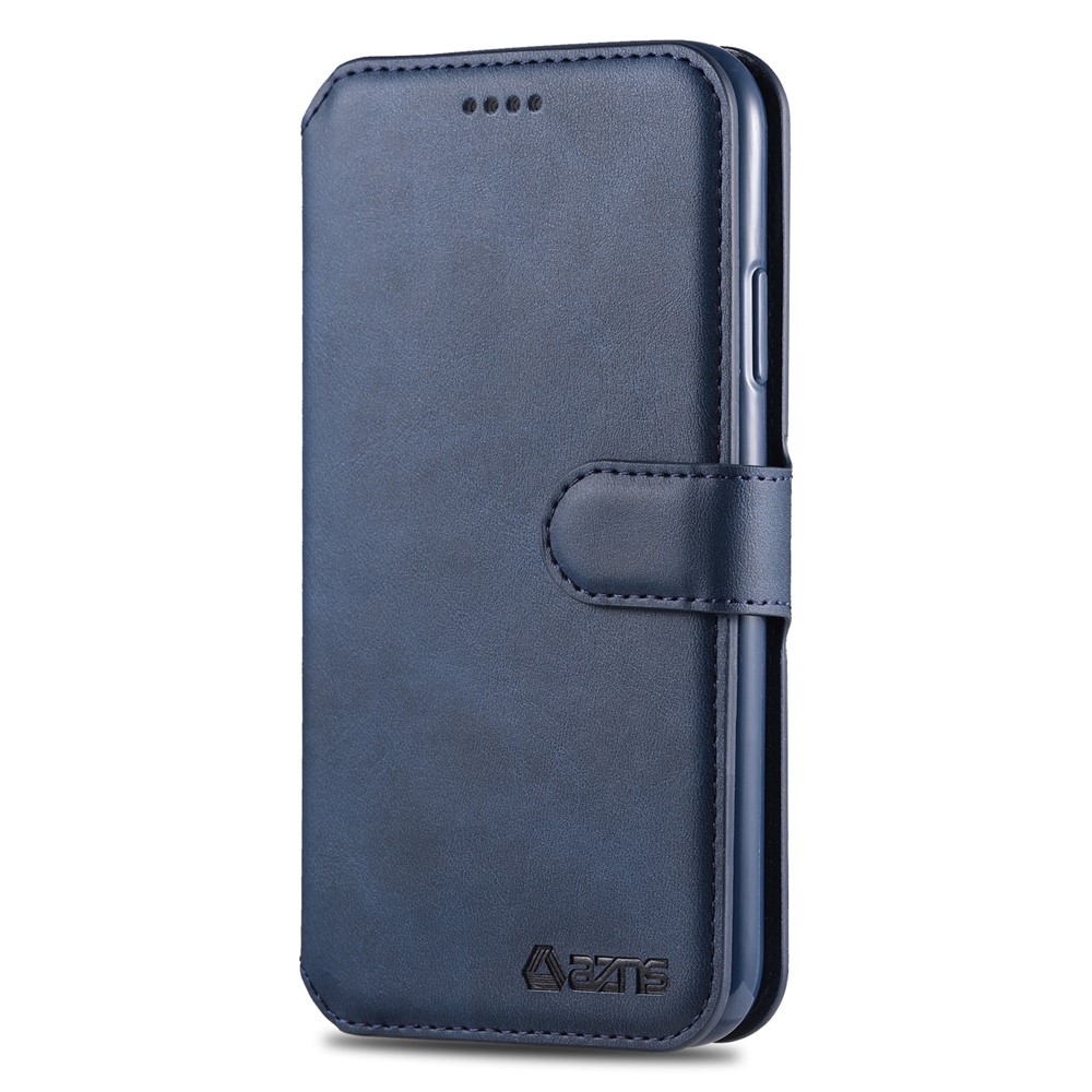 Case de Cuero de Billetera AZNS Para Iphone 12 Pro/12 - Azul