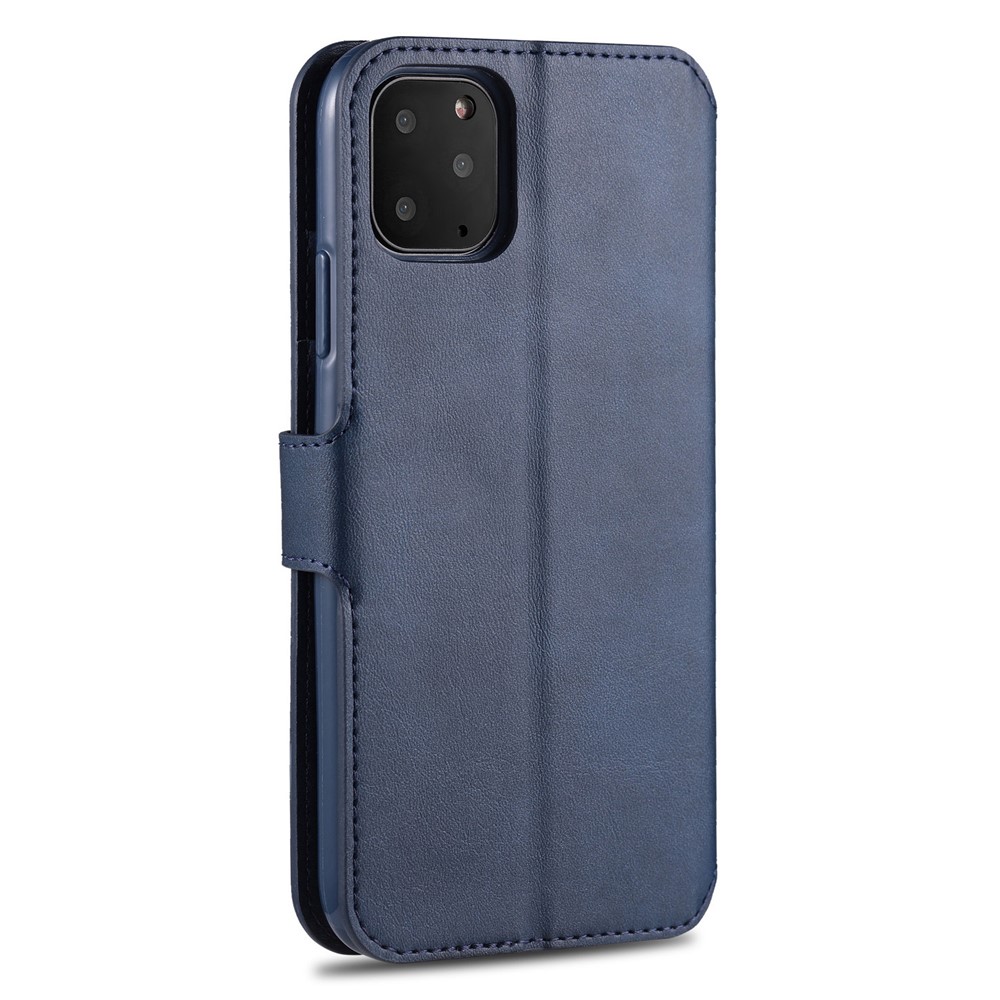 AZNS Wallet Leather Stand Case for iPhone 12 Pro/12 - Blue-4