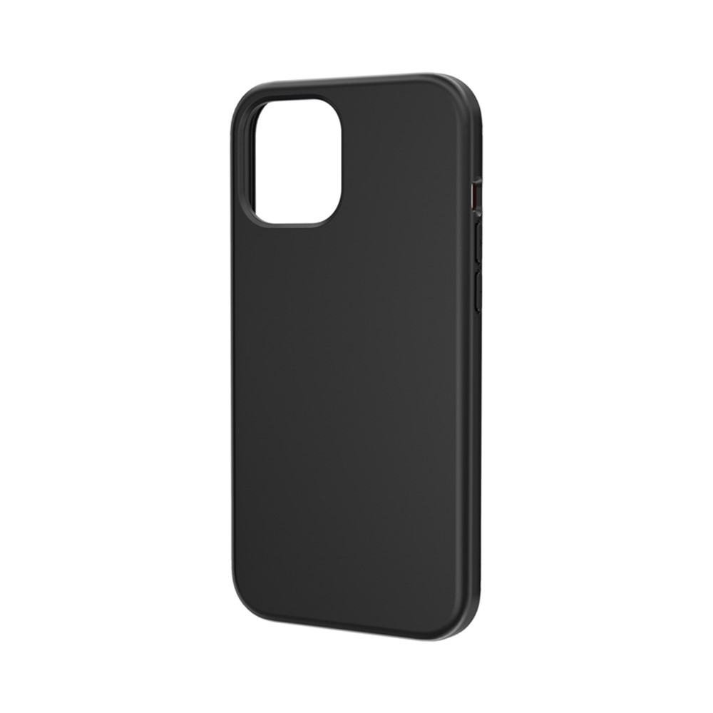 Cubierta Protectora Anti-huella Digital PC + TPU De Salpicaduras Para IPhone 12 5,4 Pulgadas - Negro-5