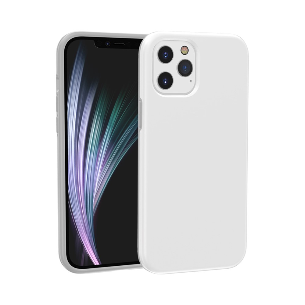 Anti-fingerprint PC + TPU Splashproof Protective Cover for iPhone 12 mini - White-2