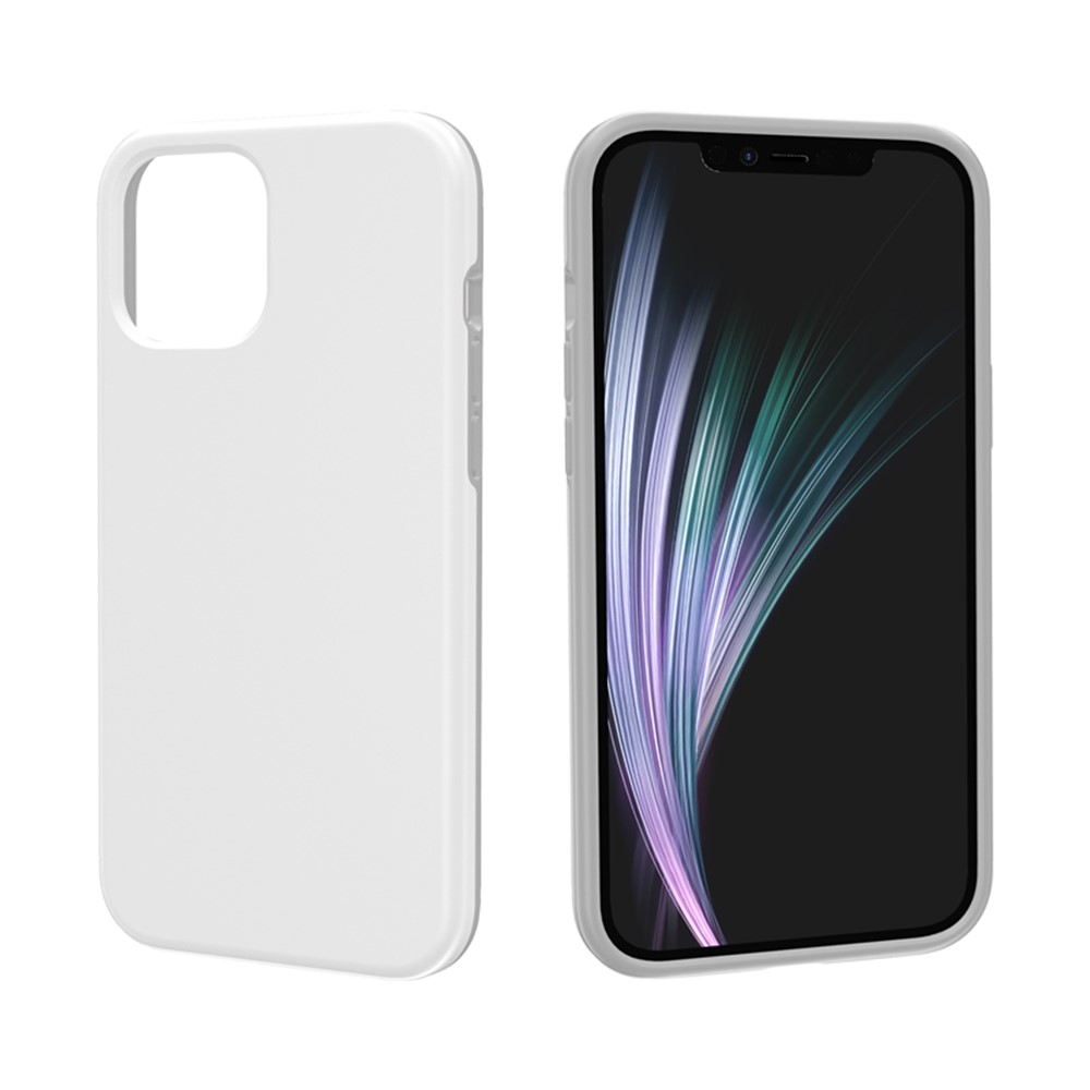 Anti-fingerprint PC + TPU Splashproof Protective Cover for iPhone 12 mini - White-4