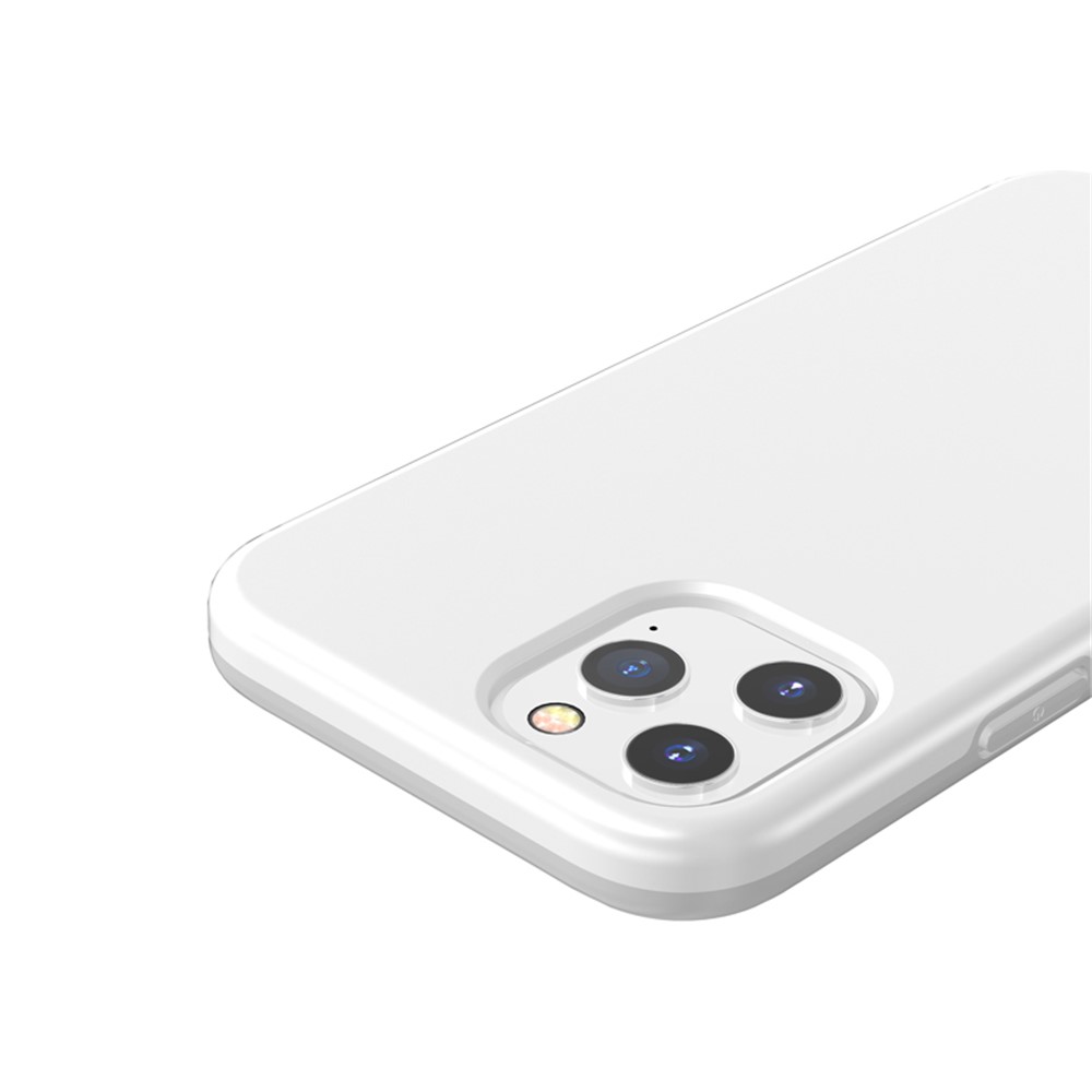Anti-fingerprint PC + TPU Splashproof Protective Cover for iPhone 12 mini - White-8