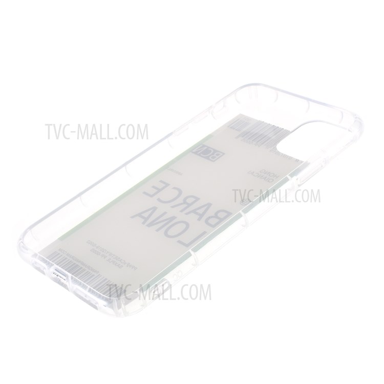 Travel City Boarding Pass Protective TPU Shell for iPhone 12 Pro/12 - BARCELONA-5