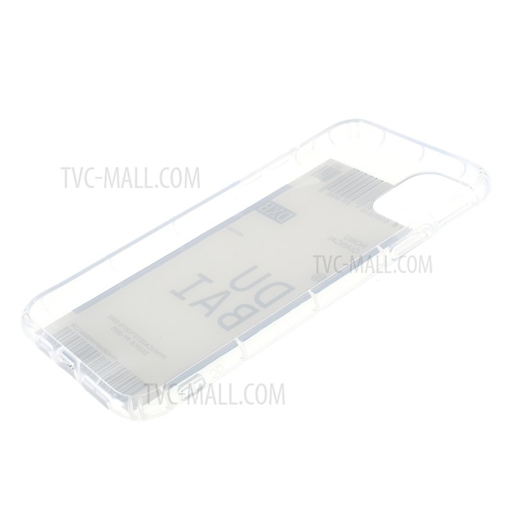 Boarding Pass City Bar Code TPU Stylish Case for iPhone 12 Pro Max 6.7 inch - DUBAI-5
