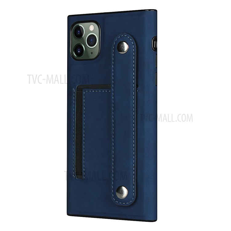 Con Coperture Del Telefono Custodia In Pelle Braccialetto Per IPhone 11 Pro Max 6,5 Pollici - Blu-4