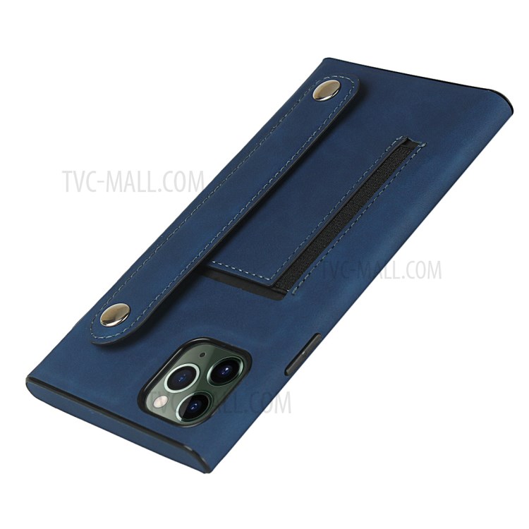 Con Coperture Del Telefono Custodia In Pelle Braccialetto Per IPhone 11 Pro Max 6,5 Pollici - Blu-7