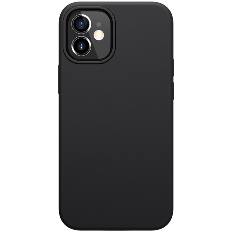 NILLKIN Flex Pure Series Liquid Silicone Shell for iPhone 12 5.4 inch - Black-1