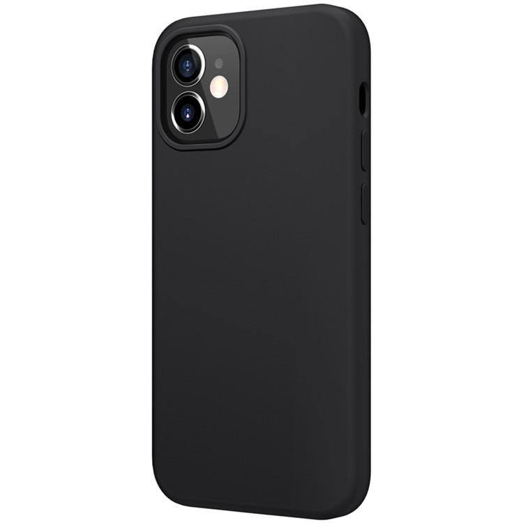 NILLKIN Flex Pure Series Liquid Silicone Shell for iPhone 12 5.4 inch - Black-3