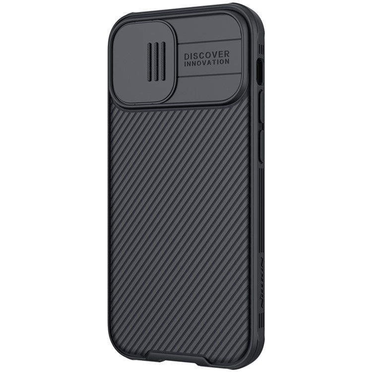 Nillkin Camshield Pro Shell PC + TPU Phone Case Anti-kratzerschutz Mobiltelefonabdeckung Für Iphone 12 Mini - Schwarz