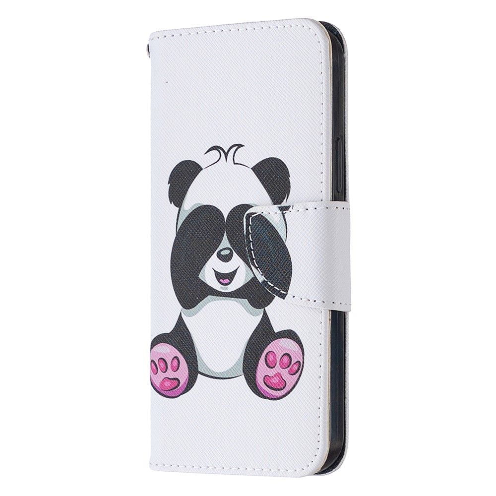 Pattern Printing Wallet Leather Protective Case for iPhone 12 Pro/12 - Shy Butterfly-2