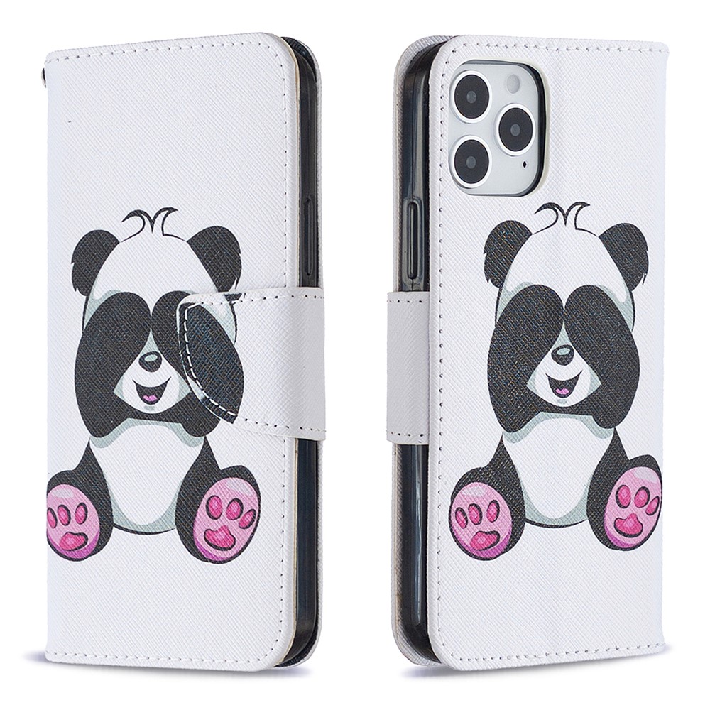 Pattern Printing Wallet Leather Protective Case for iPhone 12 Pro/12 - Shy Butterfly-4
