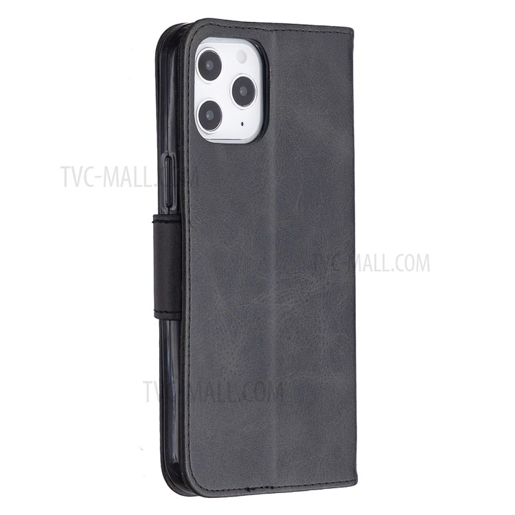 PU Leather with Wallet Cell Phone Shell for iPhone 12 Pro Max 6.7 inch - Black-9