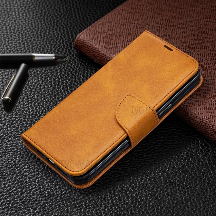 PU Leather with Wallet Cell Phone Shell for iPhone 12 Pro Max 6.7 inch - Brown-7